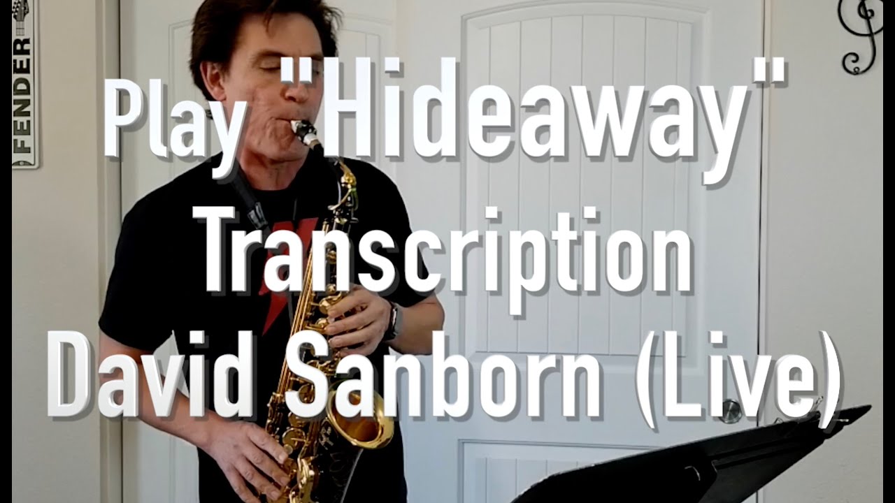 アート・デザイン・音楽 David Sanborn Saxophone Play-Along David