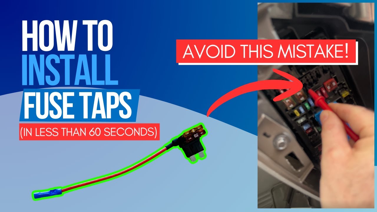 face to ace　fuse How to INSTALL a FUSE Tap correctly | AnthonyJ350 - YouTube