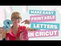 How to Make Gorgeous Printable Monogram Letters in Cricut Design Space (With FREE Images!)