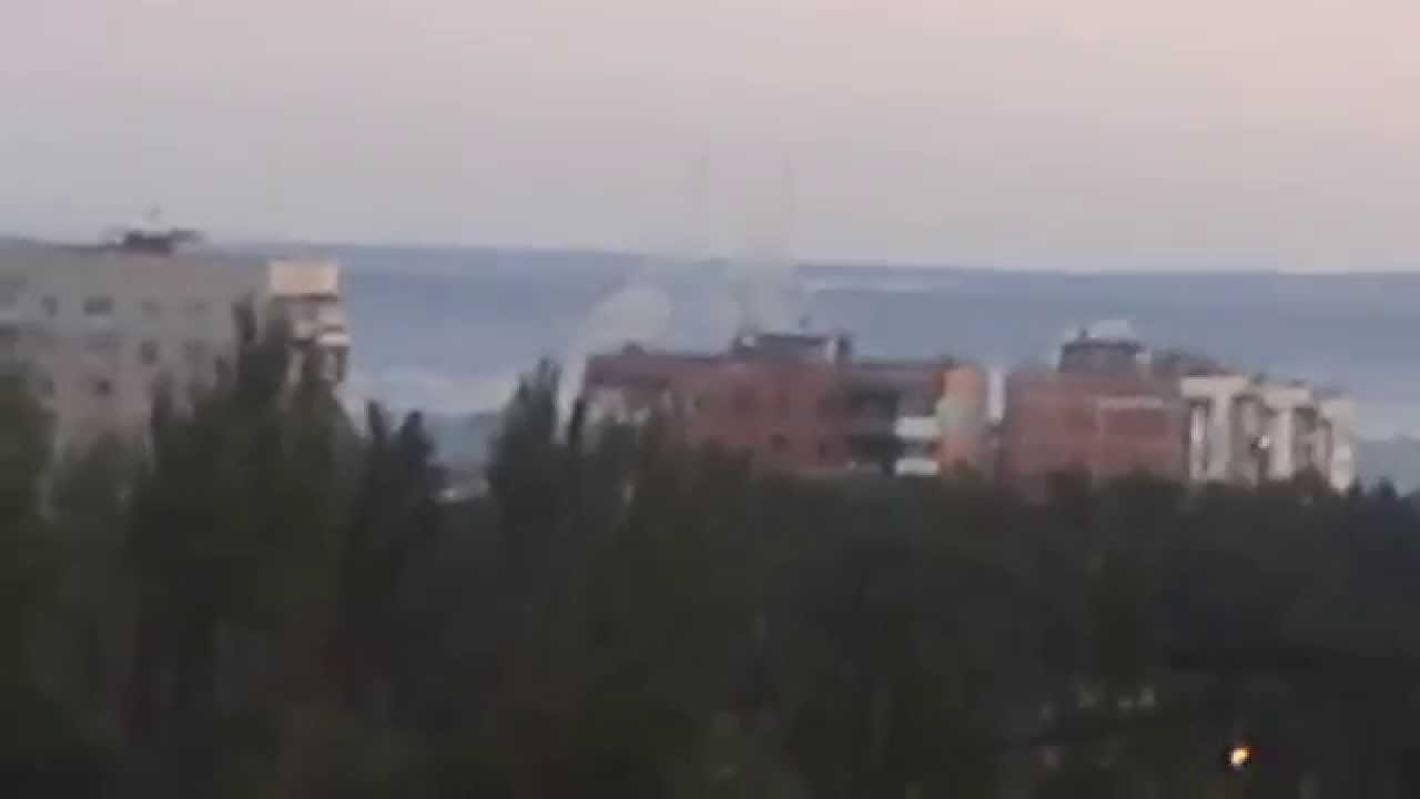 10.07.14 Луганск Северодонецк Артобстрел - YouTube