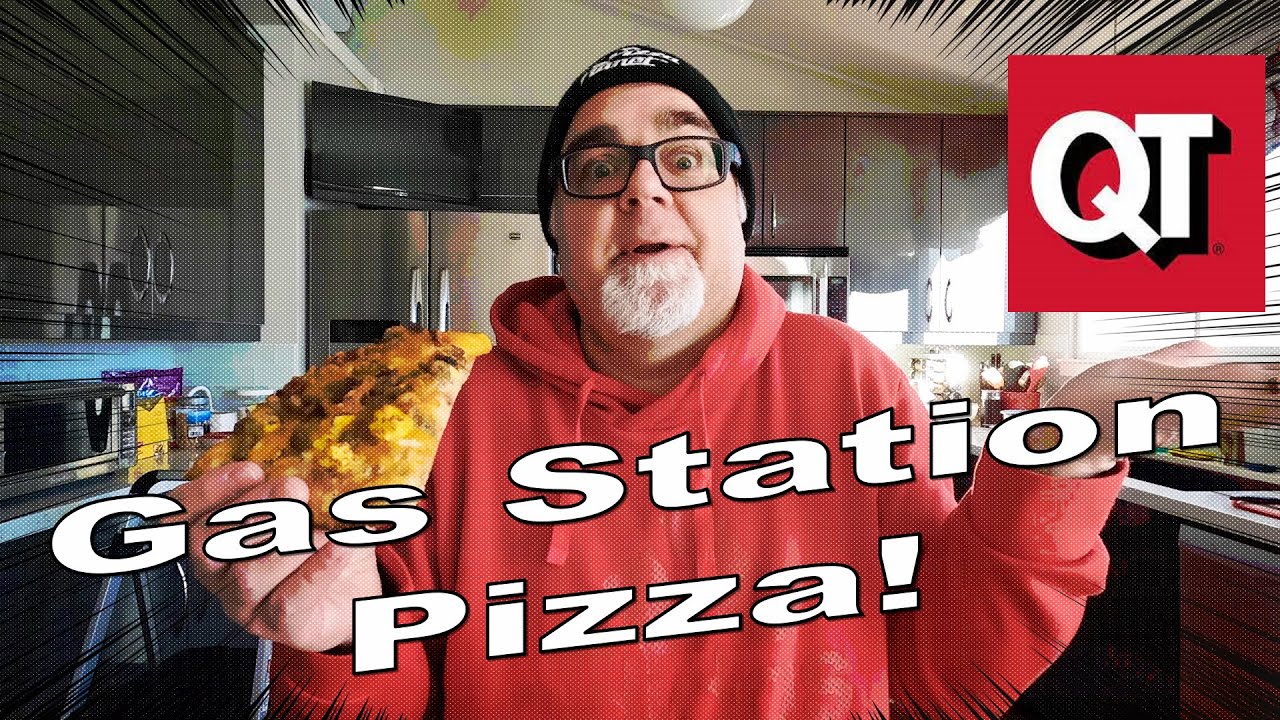 I'm Gordon, Today I'm eating Gas Station Breakfast Pizza! QT