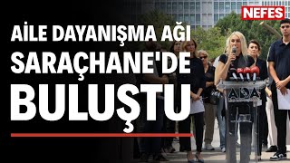 Aile Dayanışma Ağı Saraçhanede Buluştu: Susmayacağız