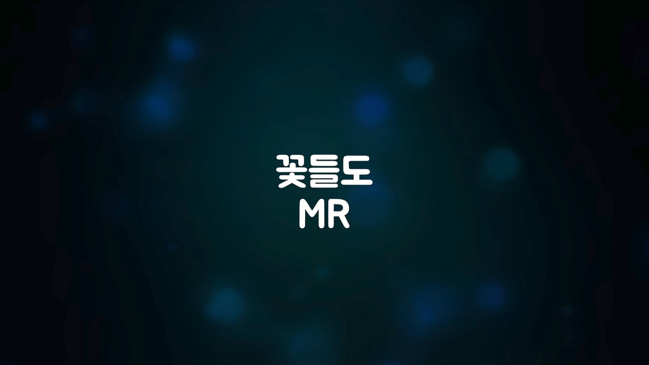 꽃들도 MR | INSTRUMENTAL