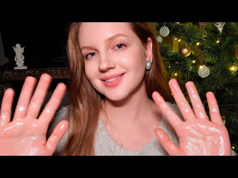 ASMR Oil Face, Neck and Shoulders Massage. Personal Attention