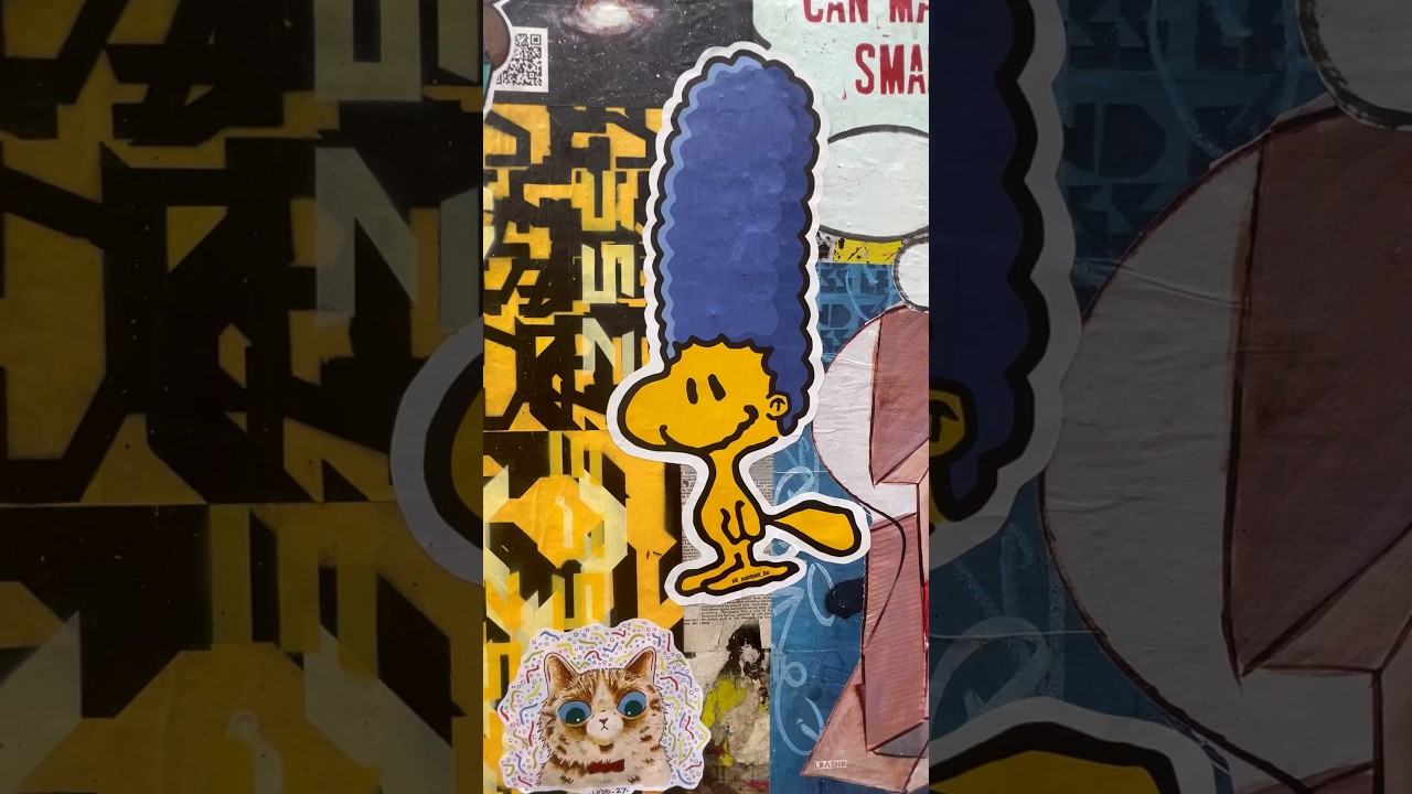 Second clip of Sticker Art on Brick Lane in London!