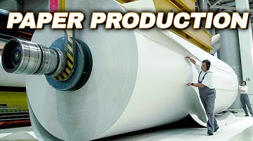 How Paper Is Made - Paper Production Line | Paper Factory