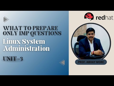 How to Prepare for Linux Administration Important Questions Unit - 3 TYBSC IT Sem-5
