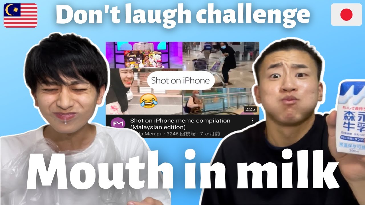 Japanese boys try to “Don’t laugh challenge” with Malaysian meme.