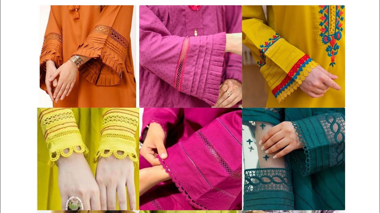 How to design your sleeves for summer dresses with shuttle, joint laces