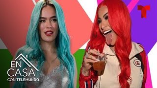 Comparan a Yailín con Karol G por el color de cabello | En Casa Con Telemundo