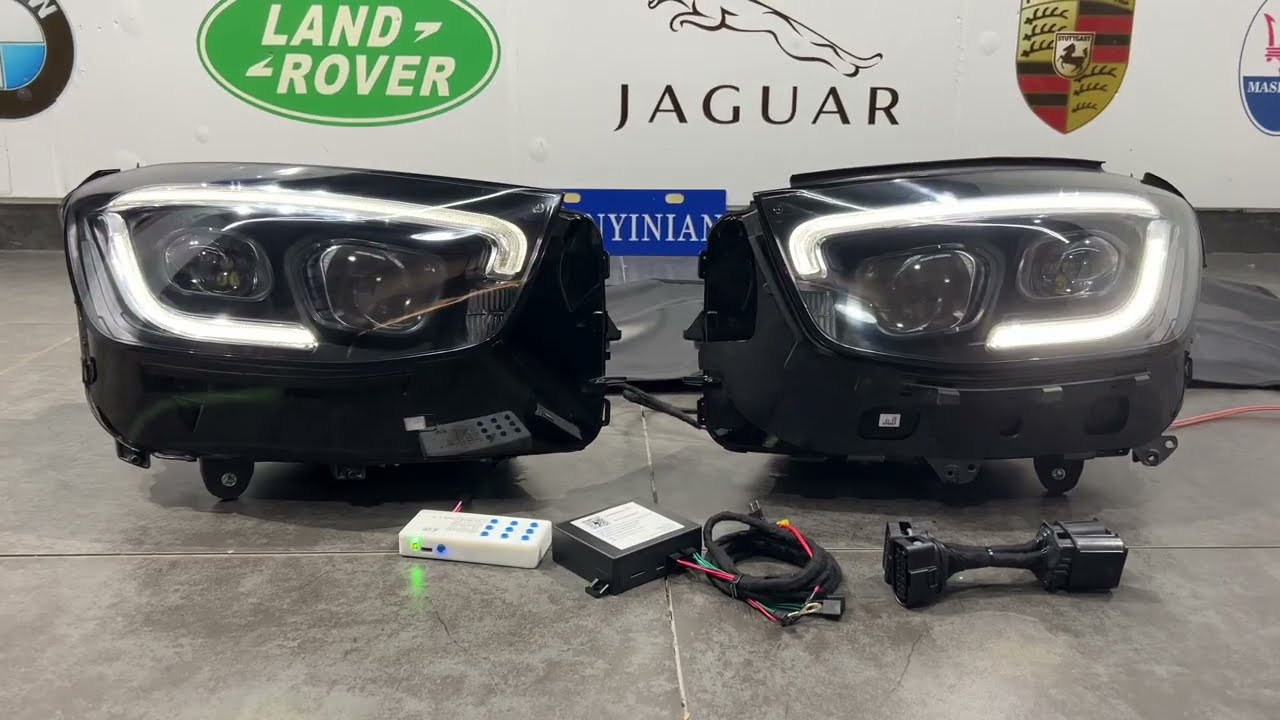 Mercedes Benz GLC 253 new headlamp replacement