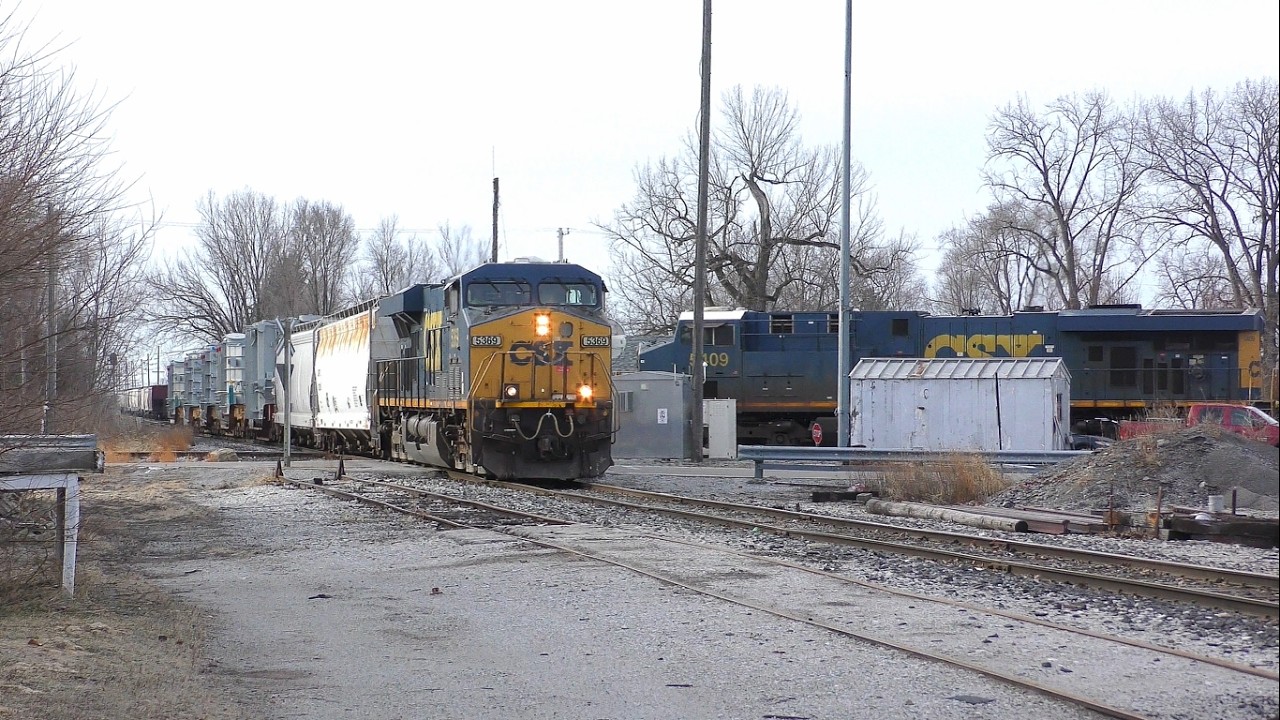 CSX L416 (CSXT 5369) 'South Yard' Switching and Interlocking in Monon, Indiana