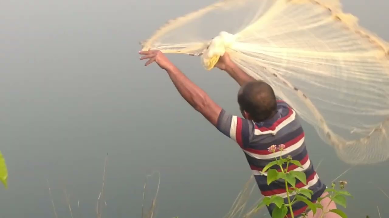 মাধাখিরাতে ছূড়ে জালফেলাতে দেখানো ছচ্ছে