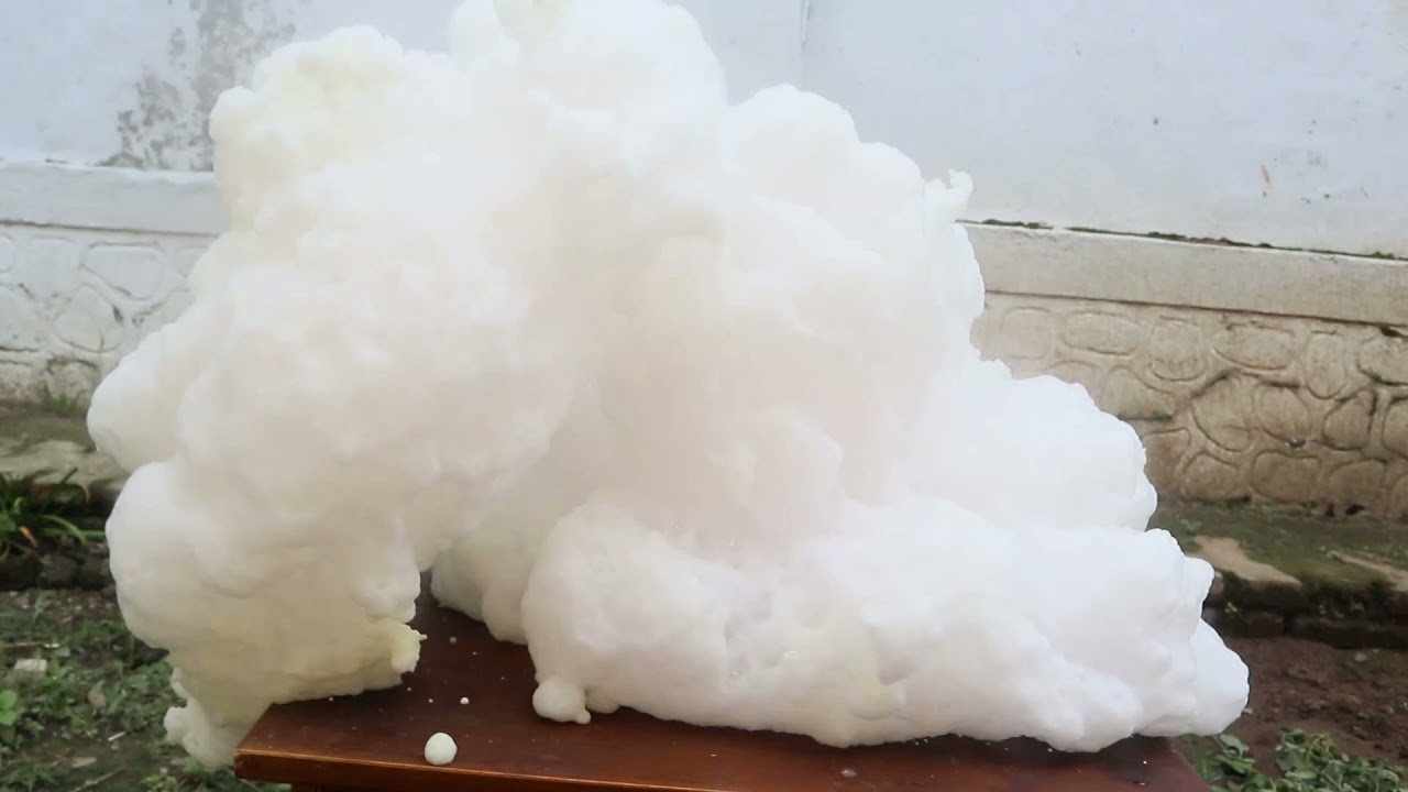 Eksperimen Mentos Larutan Cap Badak