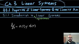 3.1.1 Introduction to Linear Systems