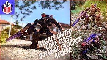 JJ Prime REVIEWS: Transformers Legacy United Core GEOCRON (Infernac Universe)!