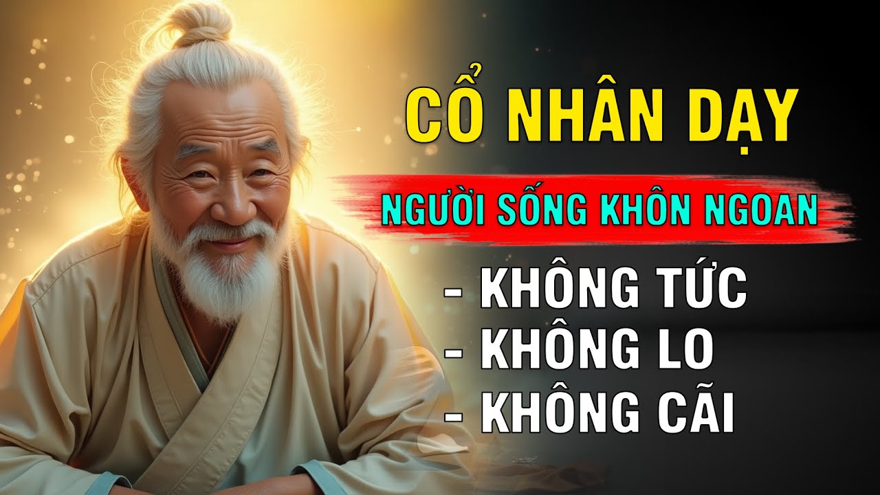 Cổ Nhân Dạy: Người Sống Khôn Ngoan - Không Tức Không Lo Không Cãi | Suy ...