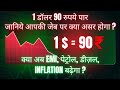 डॉलर 90 पार - जानिये आपकी जेब पर क्या असर होगा ? क्या EMI, पेट्रोल, INFLATION बढ़ेगा ? #dollarvsrupee