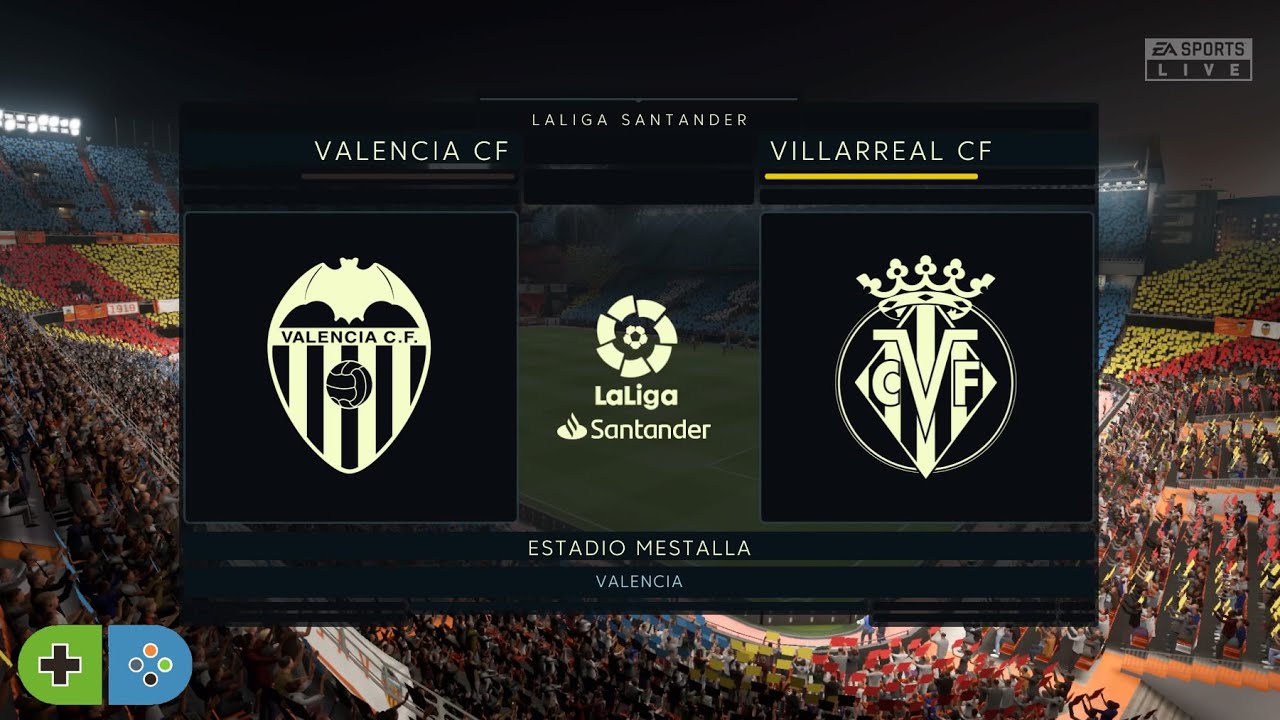 Valencia vs Villarreal (05/03/2021) La Liga Gameplay Prediction - YouTube