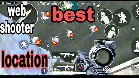 bgmi web shooter all locations