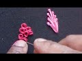 French knot, long French knot , ring knot tutorial.  Basic hand embroidery stitches.