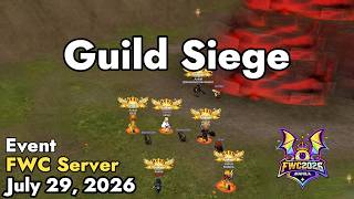 Guild Siege (Flyff World Championship) July 29, 2026 | Flyff Universe