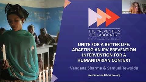 Unite for a Better Life: Adapting an IPV Prevention Intervention for a Humanitarian Context