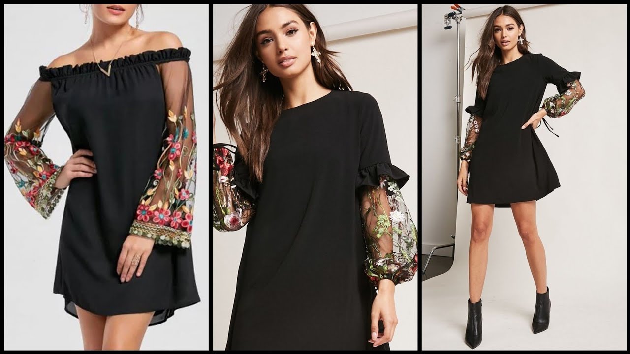 Best Ever Embroidered Sleeves Tops Wih Latest Fashion/Stylish Tops And Blouse You must Try It