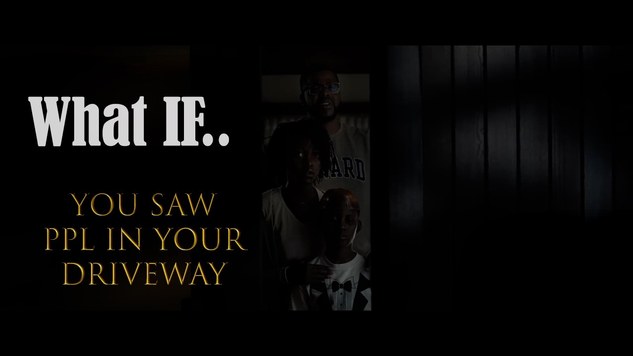 Us - There's a family in OUR driveway!?