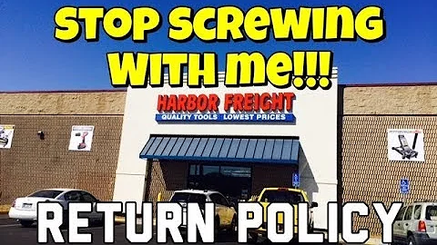 Harbor Freight Return Policy - Lifetime Warranty - No Receipt - Bundys Garage
