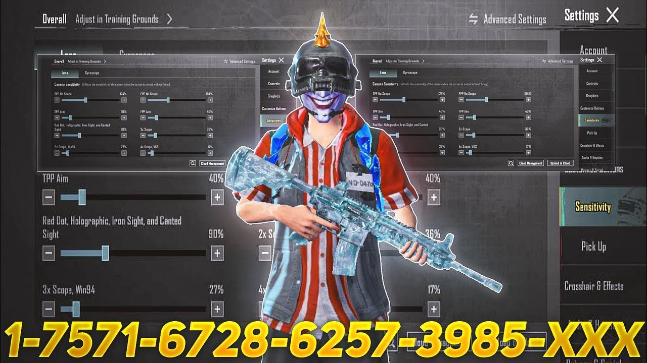 New Update 4.2⚡Best Sensitivity Code + Control Settings Pubg Mobile/Bgmi Sensitivity 2026