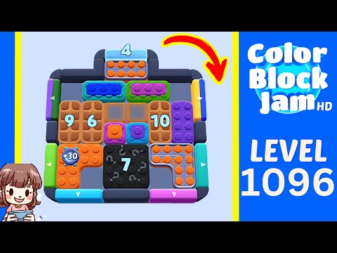Color Block Jam Level 1096 walkthrough video preview