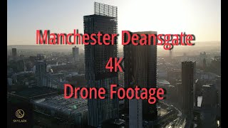 Manchester Deansgate 4K Drone video
