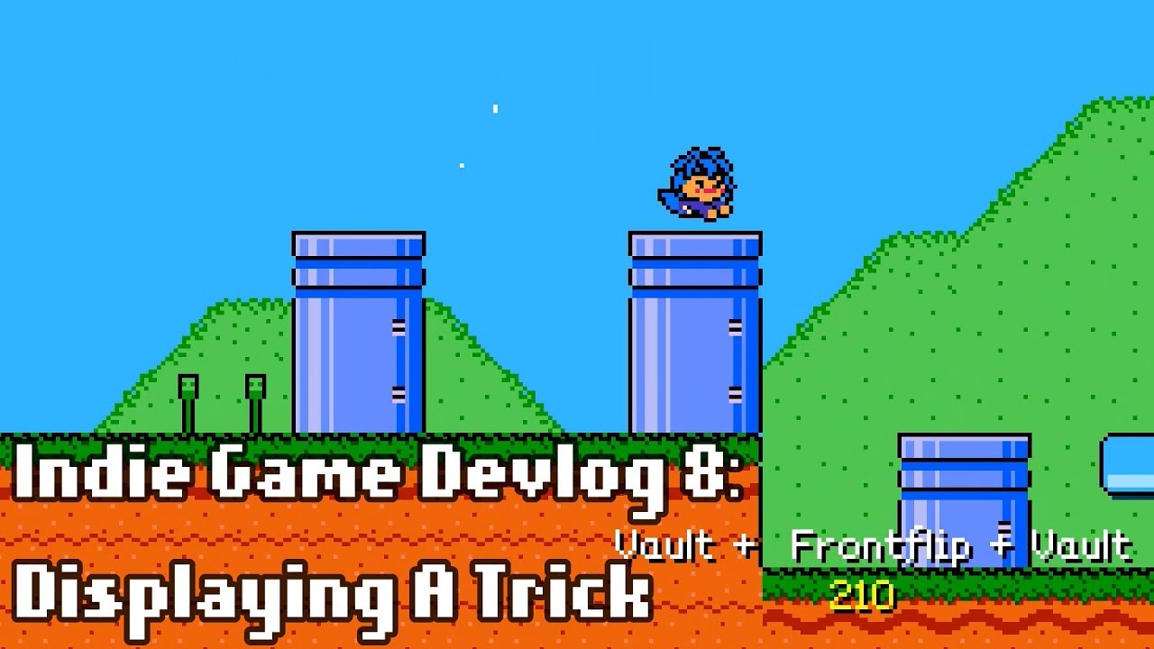 Indie Game Devlog 8: Displaying A Trick - YouTube