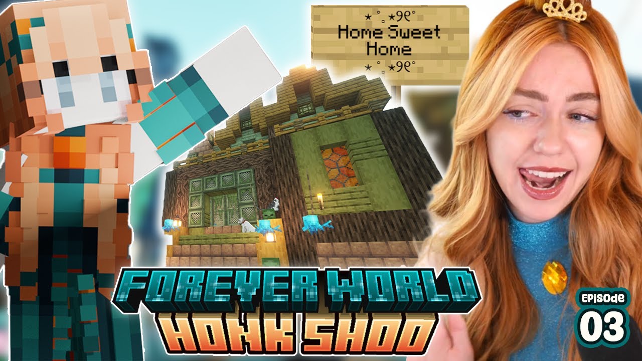 I Built The PERFECT Cottage in my Minecraft FOREVER WORLD! | Ep. 3