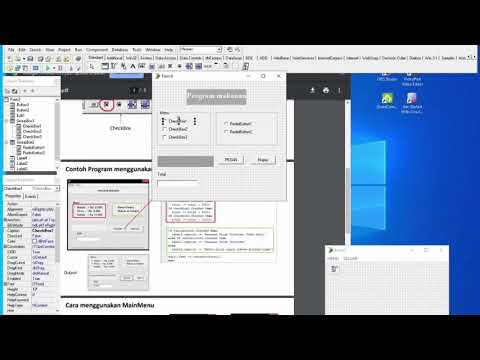 PERTEMUAN 4 AP2A "CHEKCBOX DAN MAIN MENU DELPHI 7"