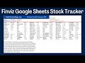 Finviz Tracker In Google Sheets