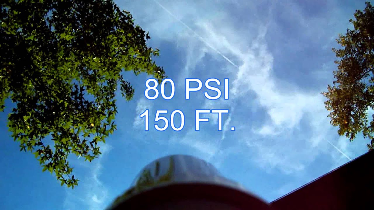 Air powered T-shirt launcher