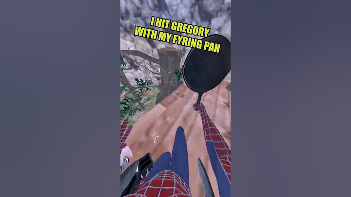 Spider-Man VR smacks Gregory from FNAF #vr #gaming #boneworksvr #spiderman