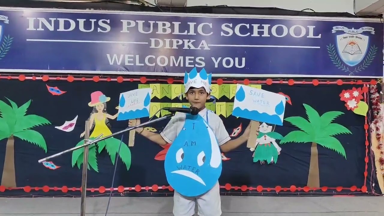 Fancy dress.   Save water 💧💧 save earth 🌎