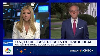U.S. tariffs on EU goods to be capped at 15%
