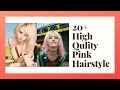 20 high qulity women pink hairstyle wigs  on sale wigsis new wigs  for 2019