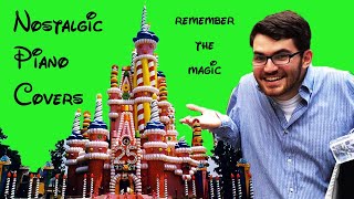 WALT DISNEY WORLD "Remember the Magic" PIANO COVER! VINTAGE FOOTAGE!