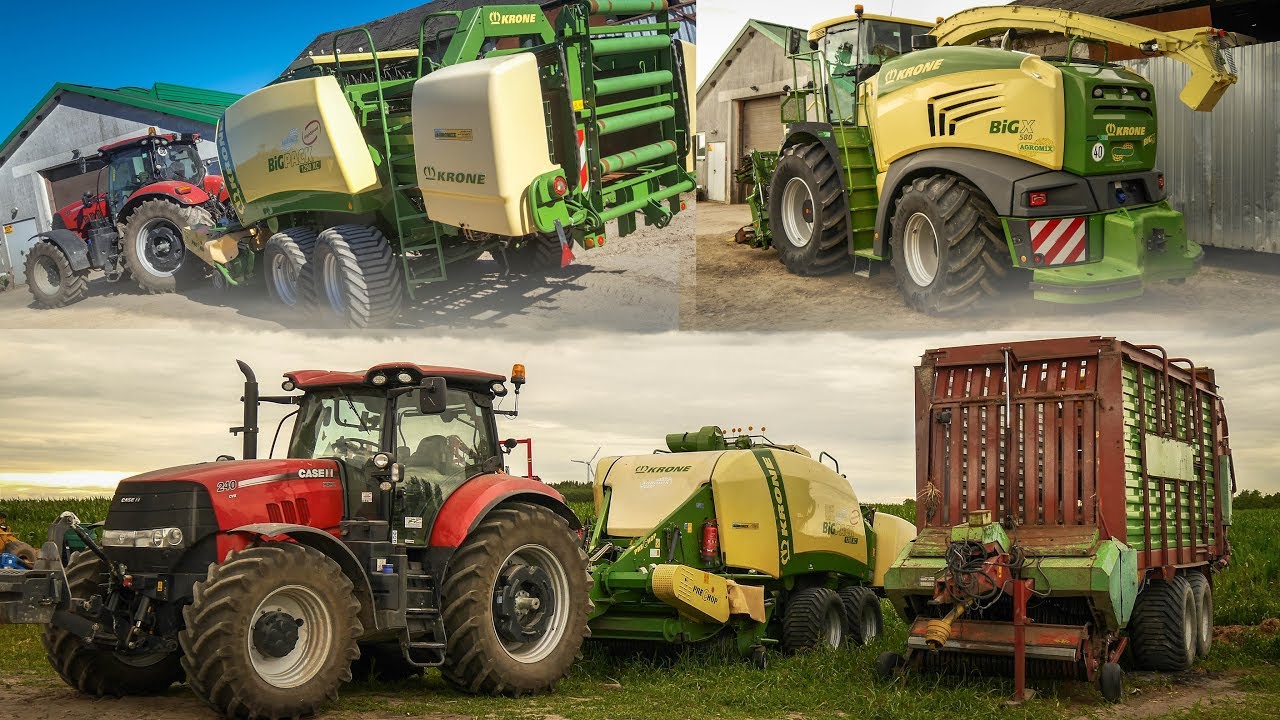 Nowe nabytki 2018! 2x Krone! Krone BigX580 & Krone BigPack1290 HDP PreChop! AgroGarriosn