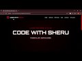 Company Website Design | HTML Tailwind CSS JavaScript Project (Code With Sheru) #webdevelopment