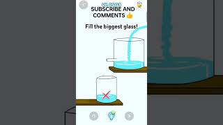 TRICKY BRICKY-FILL THE BIGGEST GLASS! ANSWER 🤔GAME PLAY -SR YT screenshot 3
