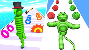 Long Neck Run 🆚 Rope Man Run🌻🧿🌺🌈Max Levels Walkthrough Android IOS Update Gameplay 1997