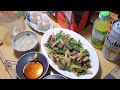 【宅飲み動画】青椒肉絲 海鮮焼売【昨日の晩酌】