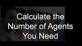 How to calculate Agents Required in Call Center