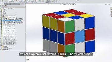 SolidWorks   3D Modeling   Rubik
